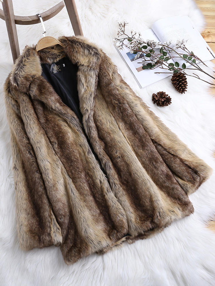 Faux Fur Long Coats