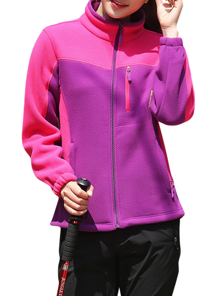 Casual Women Windproof Fleece Mountaineer Outdoor Sport Jackets