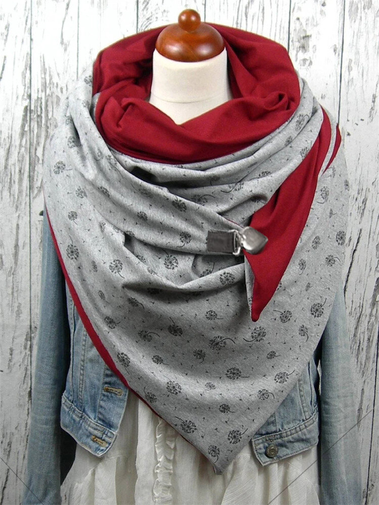 Printed Casual Thick Warm Scarf Shawl